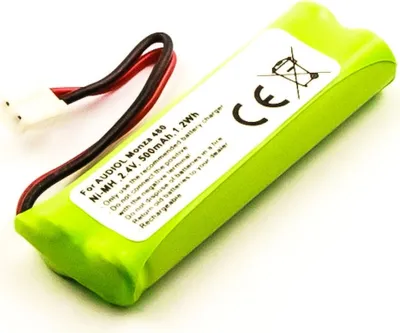 Produktbild von Akku für Medion MD84369 NiMH 2,4 Volt 500 mAh grün.