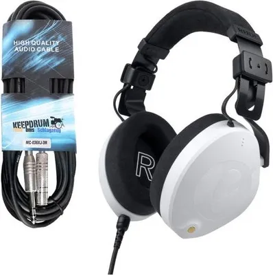 Produktbild von Rode NTH-100 Studio-Kopfhörer Weiss mit Kabel