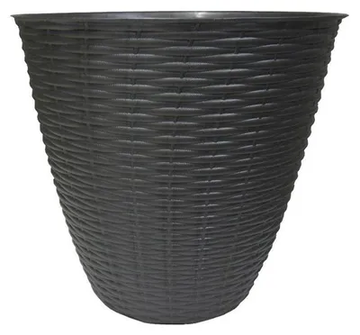 Produktbild von BAMA PAGLIA Übertopf, 2er-Set, 24 cm, Anthrazit