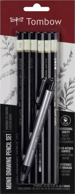 Produktbild von Bleistift-Set Mono 6 Bleistifte + 1 Radierstift Packung mit 6 Stück