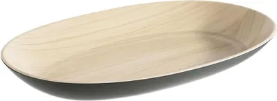 Produktbild von APS 84948 Schale FRIDA, Melamin, 33,5 x 21 cm, Höhe 4 cm, schwarz/Holzoptik