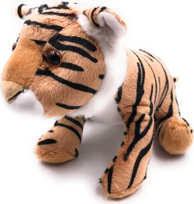 Obrázok produktu pre Onwomania mäkká hračka plyšová hračka zviera tiger hnedý sediaci veľká mačka 23 cm