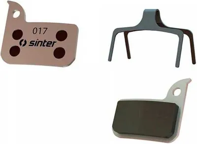 Produktbild von Sinter Scheibenbremsbelag 017 Sram Road organisch, MTB Standard, rot, Set