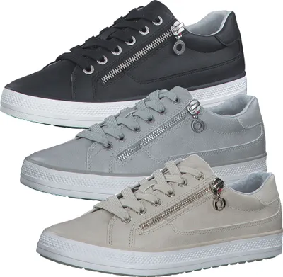 Produktbild von s.Oliver Damen Schnürschuhe moderne Sneaker Reißverschluss 5-23615-30, Größe:40 EU, Farbe:Beige