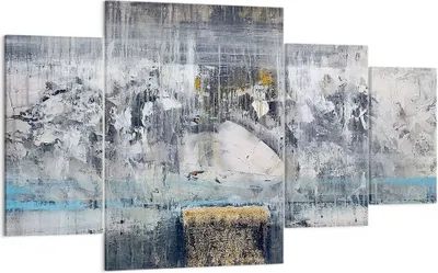 Produktbild von Bild auf Leinwand - Leinwandbild - Abstraktion modern - 160x90cm - Wand Bild - Wanddeko - Leinwanddruck - Bilder - Kunstdruck - Wanddekoration - Leinwand bilder - Wandkunst - DL160x90-3474