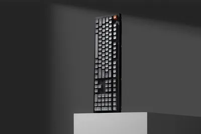 Zdjęcie produktu dla Keychron K10 Max QMK, Pełnowymiarowy (100%), Przewodowy i Bezprzewodowy, USB + RF Wireless + Bluetooth, Mechaniczna, RGB LED, Czarny
