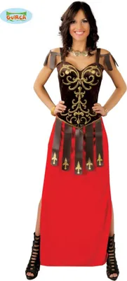 Produktbild von Rome Kriegerin Antik Karnevalskostüm Göttin Krieger Karneval Römer Griechen Historische Fantasy, Größe: 42 - 44 (L) Farbe: Braun