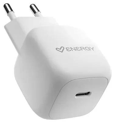 Productafbeelding van Energy Sistem 45W GaN-oplader, voor binnengebruik, AC, wit
