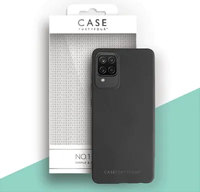 Zdjęcie produktu dla Etui silikonowe FORTYFOUR Flexi Slim do Samsung Galaxy A02/A02s czarne