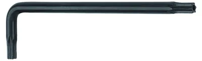 Produktbild von Bahco Langer Winkelschraubendreher für manipulationssichere TX-Schrauben, phosphatiert, T30 x 114 mm