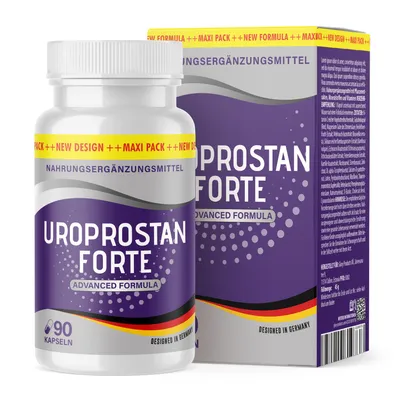 Produktbild von Uroprostan Forte Kapseln | Reich an Vitaminen & Mineralstoffen | Inhalt: 90 Kapseln