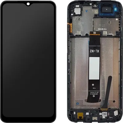 Produktbild von Clappio, LCD-Display mit Touchscreen und Rahmen für Xiaomi Redmi A1, Schwarz