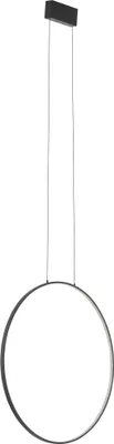 Productafbeelding van Nowodvorski Circolo LED hanglamp, zwart, 60x60