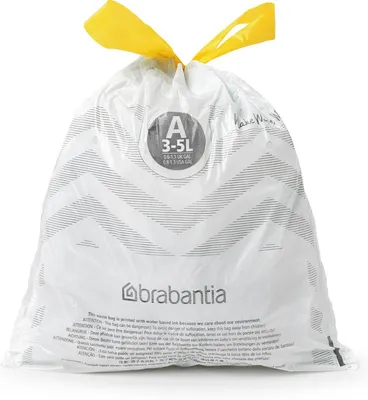 Obrázok produktu pre Brabantia A, 3 L, Plast, 290 mm, 270 mm, 20 kusov