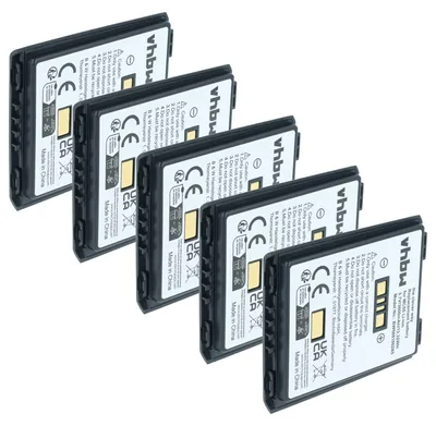 Produktbild von vhbw 5x Akku kompatibel mit Symbol MC67 Mobilcomputer PDA Scanner (3600 mAh, 3,7 V, Li-Ion)