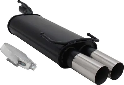 Immagine prodotto di Scarico sportivo Novus per Opel Astra F / Opel Kadett E 2x76mm RL design con ABE