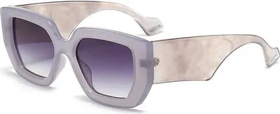 Image de Lunettes de soleil, protection UV, design élégant, comme illustré, GRIS