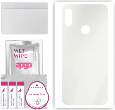 Produktbild von apgo Rückseite Schutzfolie, Matt, kompatibel mit Kruger&Matz Live 7S, Hinten Hydrogel-Displayschutzfolie mit Positionierhilfe, kratzfest, einfache Montage