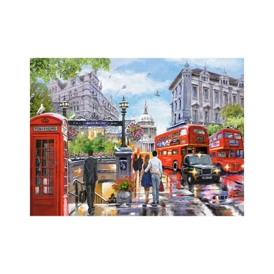 Produktbild von CASTORLAND Puzzle Frühling London 2000 Teile