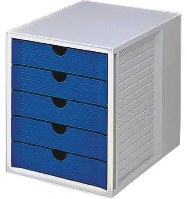 Produktbild von HAN System, Blau, Polystyrol, 5 Schublade(n), 330 mm, 275 mm, 320 mm