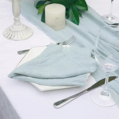 Immagine prodotto di 12 tovaglioli di lino - Decorazione elegante per la tavola
