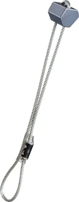 Klemmgerät "Hex Wired" von Black Diamond; grau mit zwei Drahtschlingen; geeignet für Big Wall Klettern.