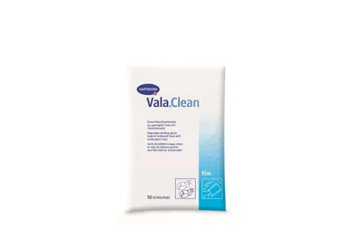 Produktbild von Hartmann ValaClean Einmal-Waschhandschuhe, Film, 50 Stück