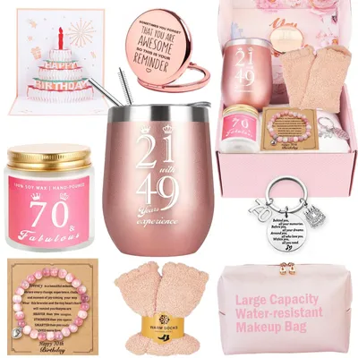 Produktbild von Omgoods – Geschenkkorb zum 70. Geburtstag für Frauen