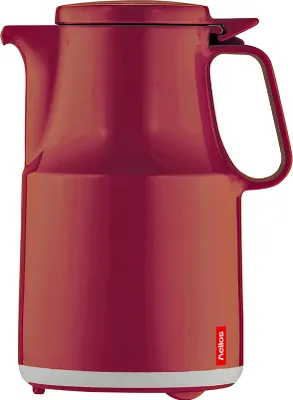 Produktbild von Helios Isolierkanne Thermoboy 0,6 l rot, Klappdeckel, spülmaschinenfest