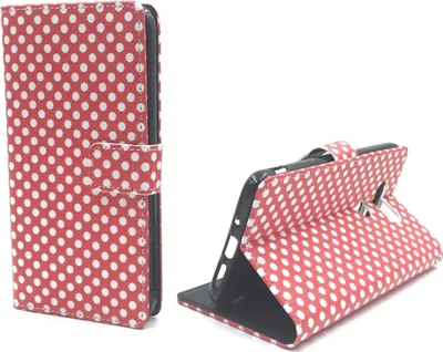 Produktbild von Handyhülle Tasche für Handy LG G5 Polka Dot Rot