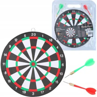Zdjęcie produktu dla Tarcza do darta rzutek średnica 24cm + 2 rzutki Masterdarts