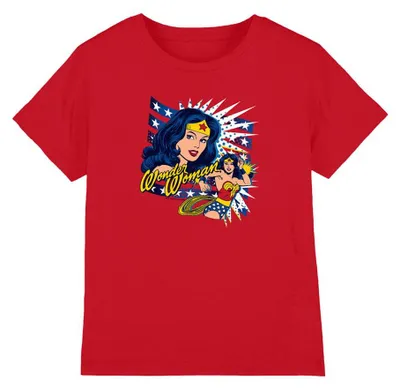 Immagine prodotto di Maglietta Wonder Woman per bambini, modello TV38607 (taglia 116), colore rosso