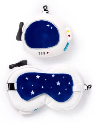 Plüsch Astronaut Reisekissen & Schlafmaske 2-in-1