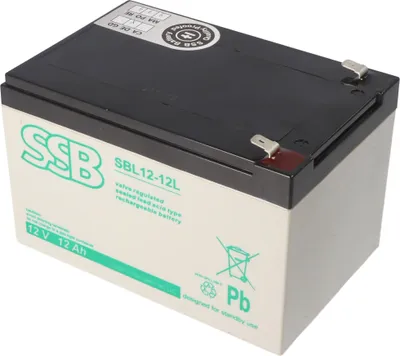Produktbild von SSB SBL12-12L 12V 12Ah Bleiakku AGM Blei Gel Akku