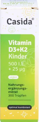 Produktbild von Vitamin D3 K2 Tropfen Kinder Vegan, 10 ml TRO