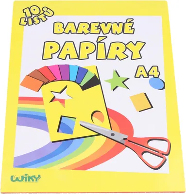Produktbild von Farbiges Papier A4, 10 Blatt, 180 g
