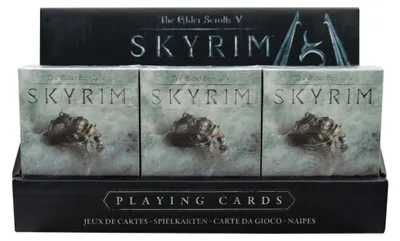 Produktbild von Elder Scrolls Skyrim Spielkarten Display (12)