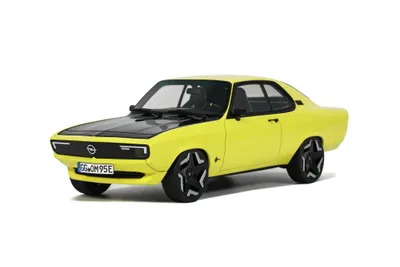 Produktbild von Ottomobile OT434 Opel Manta GSE Elektromod 2021 gelb schwarz 1:18