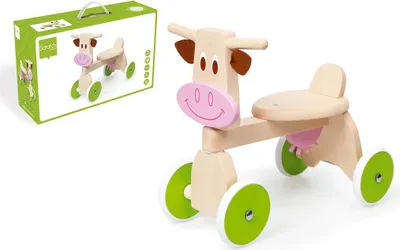 Immagine prodotto di Bicicletta di equilibrio in legno Scratch - 4 ruote per i bambini