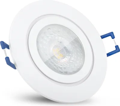 Produktbild von SSC-LUXon RW-2 LED Badeinbaustrahler ultra flach 30 mm mit 4W neutralweiß fourSTEP - Dimmbar ohne Dimmer Spot weiß rund IP44
