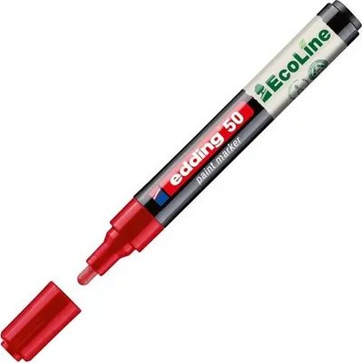 Produktbild von Edding Lackmarker wasserbasis 50 2-3 mm rot