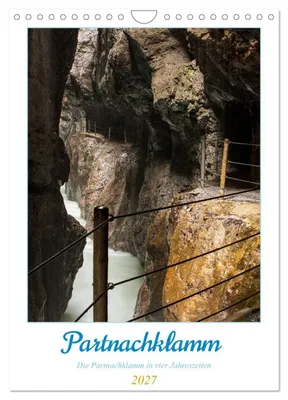 Produktbild von Partnachklamm (Wandkalender 2027 DIN A4 hoch), CALVENDO Monatskalender