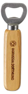Obrázok produktu pre Borussia Dortmund merchandising Otvárač na fľaše BvB s drevenou rukoväťou 0 0 ks