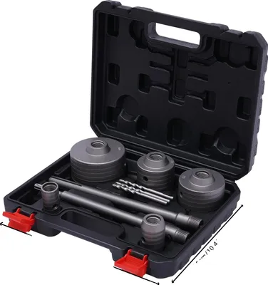 Produktbild von Lochsäge-Set, effiziente Späneentfernung, Präzisionszentrierbohrer, schwarz