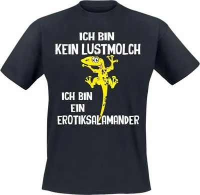 Produktbild von Tierisch T-Shirt Herren Erotiksalamander schwarz 3XL
