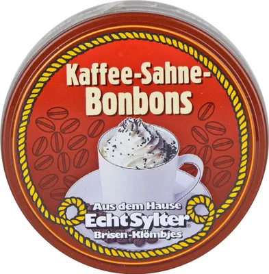 Produktbild von Echt Sylter Insel-Klömbjes Kaffee-Sahne-Bonbons, 70 g Bonbons