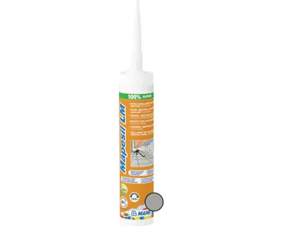 Zdjęcie produktu dla Uszczelniacz silikonowy Mapei Mapesil LM 113 cement szary 310 ml