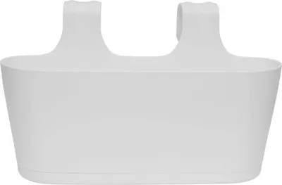 Produktbild von Balkon Blumenkasten oval zum Hängen Weiss