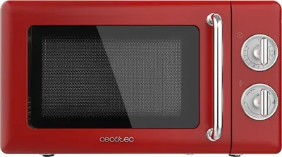 Obrázek produktu pro Cecotec 01705, Pracovní deska, Samostatná mikrovlnná trouba, 20 l, 700 W, Otočné, Červená