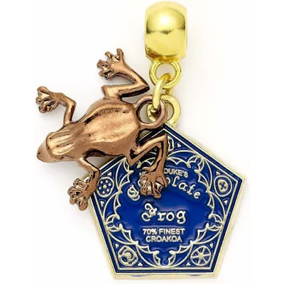 Image de Carat Shop, The Harry Potter Pendentif Grenouille en chocolat (doré)